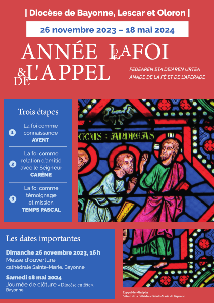 2e étape de l'année de la foi et de l'appel : la foi comme relation d’amitié avec Jésus