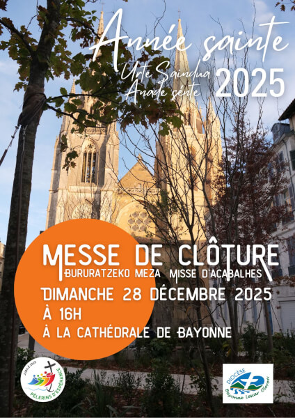 28 décembre : Clôture de l’Année Sainte