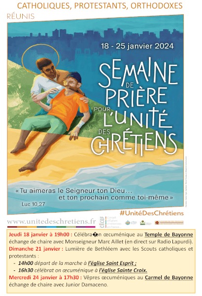 Du 18 au 25 janvier : semaine de prière pour l’unité des chrétiens