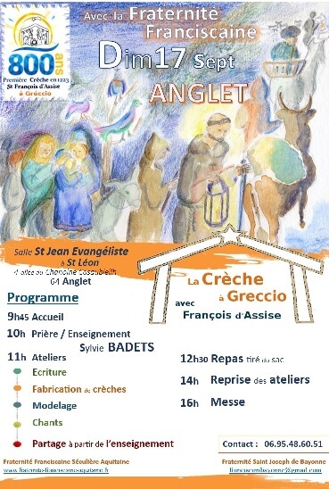 Journée Régionale des Fraternités Franciscaines d’Aquitaine