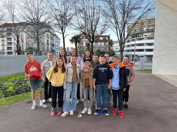 Les jeunes de Nafar Gazte à Bayonne