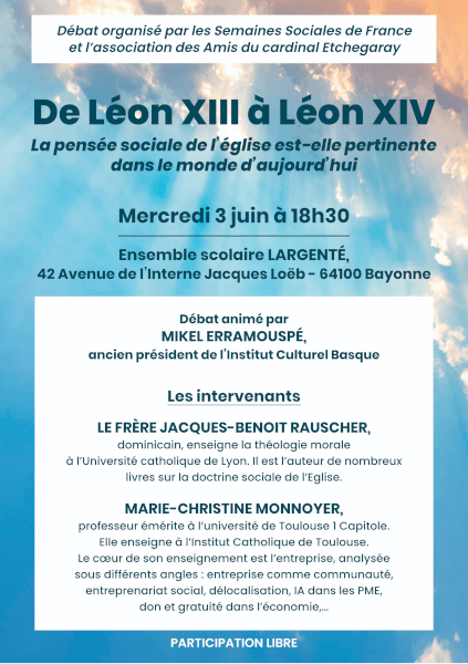 Mercredi 3 juin : conférence à Largenté