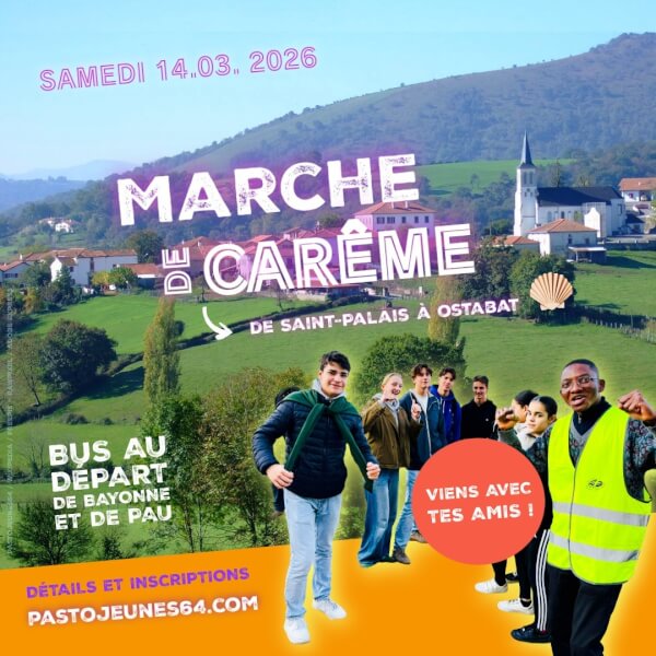 Samedi 14 mars : Marche de Carême 2026